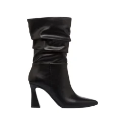 New Stivaletti neri da Donna con tacco 9 cm Donna Stivali Donna|Stivaletti Donna