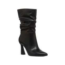 New Stivaletti neri da Donna con tacco 9 cm Donna Stivali Donna|Stivaletti Donna