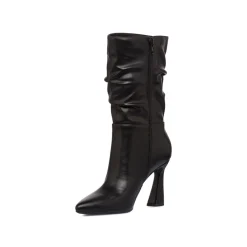 New Stivaletti neri da Donna con tacco 9 cm Donna Stivali Donna|Stivaletti Donna