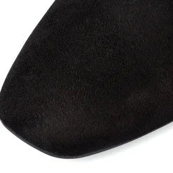 Clearance Stivaletti neri da Donna con tacco 6,5 cm effetto scamosciato Swish Jeans Donna Stivaletti Donna