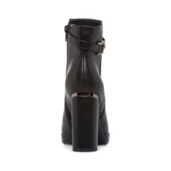 Best Stivaletti neri da Donna con tacco a colonna 10 cm Donna Stivaletti Donna