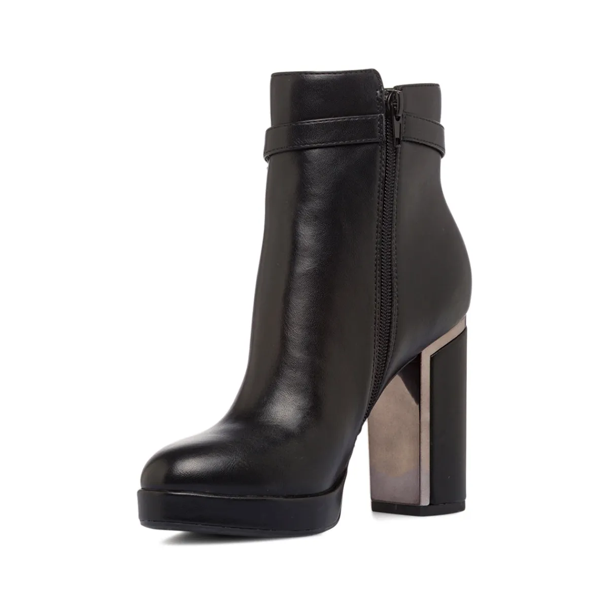 Best Stivaletti neri da Donna con tacco a colonna 10 cm Donna Stivaletti Donna