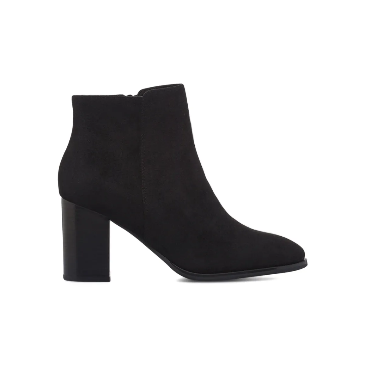 Best Stivaletti neri da Donna con tacco effetto scamosciato Donna Stivaletti Donna