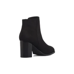 Best Stivaletti neri da Donna con tacco effetto scamosciato Donna Stivaletti Donna