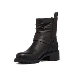 Hot Stivaletti neri da Donna con fibbia Donna Stivaletti Donna