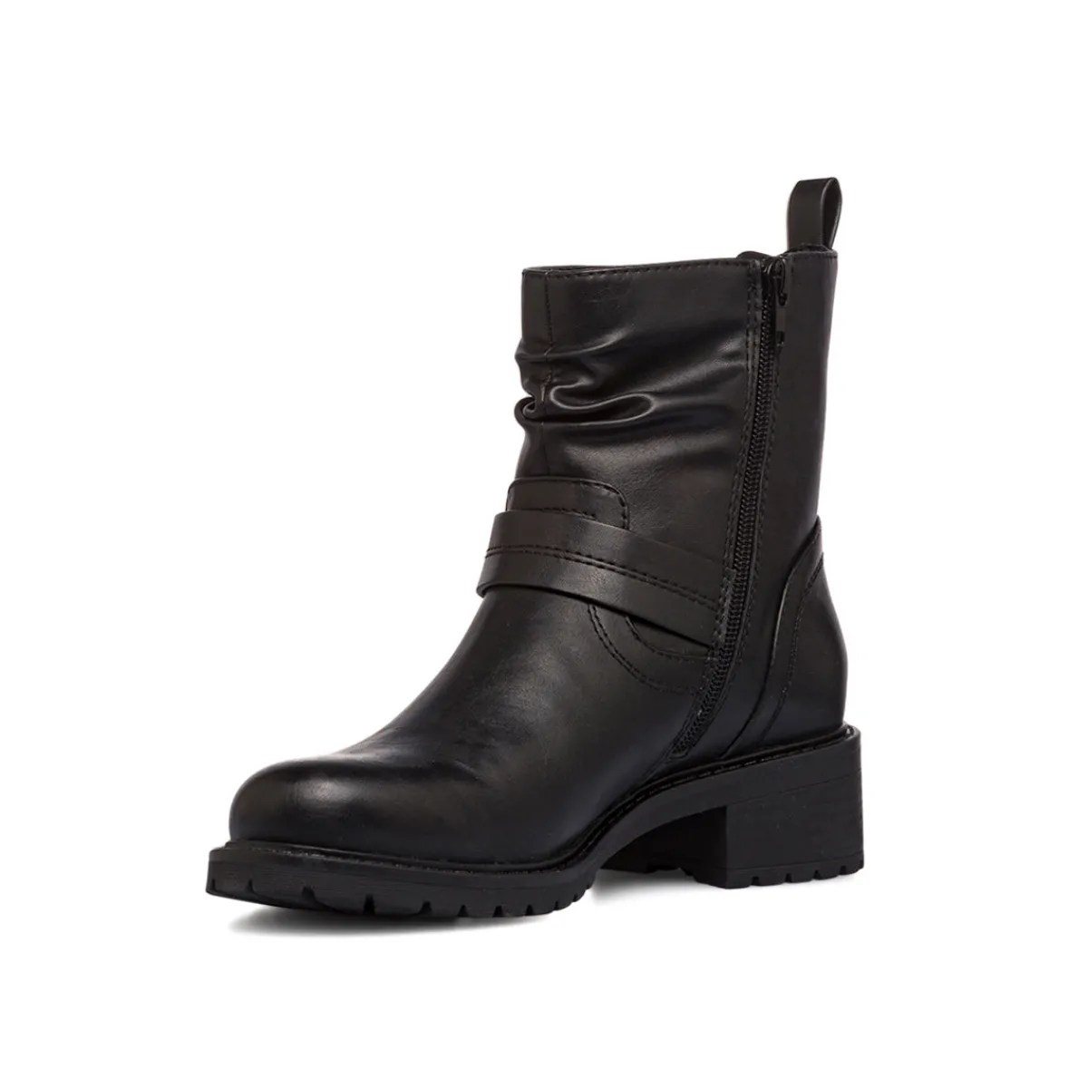 Hot Stivaletti neri da Donna con fibbia Donna Stivaletti Donna