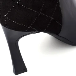 Discount Stivaletti neri da Donna con tacco a spillo 9 cm Donna Stivaletti Donna