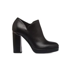 Online Stivaletti neri da Donna con tacco a colonna 10 cm Donna Stivaletti Donna