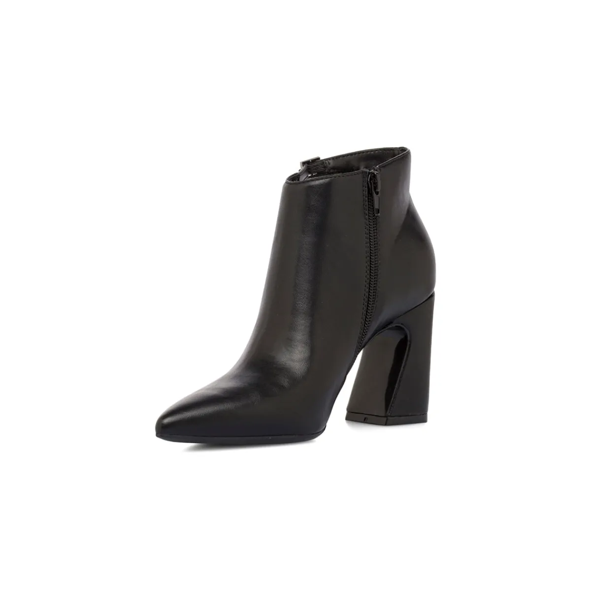 Stivaletti neri da Donna con tacco 8,5 cm e fibbie Donna Stivaletti Donna