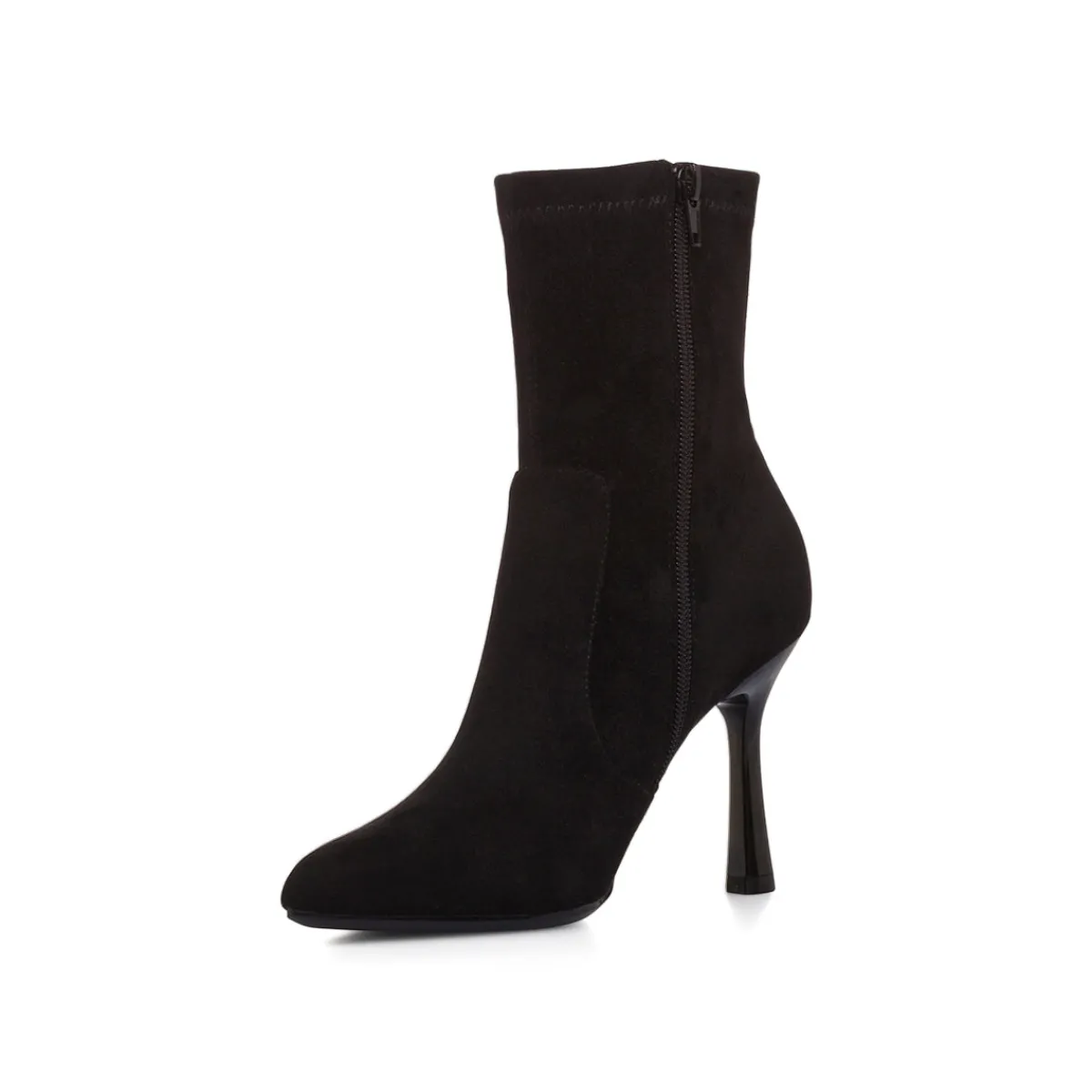 Hot Stivaletti neri da Donna con tacco 8,5 cm Donna Scarpe Eleganti|Scarpe Cerimonia Donna