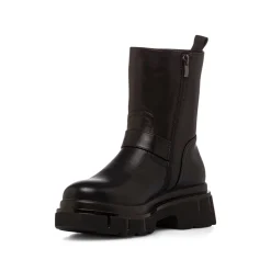 New Stivaletti neri da Donna con fibbie Donna Stivaletti Donna