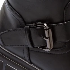 New Stivaletti neri da Donna con fibbie Donna Stivaletti Donna