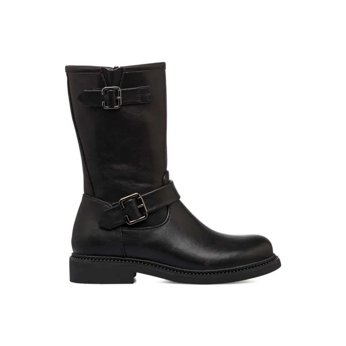 Stivaletti neri da Donna con fibbia Donna Stivaletti Donna