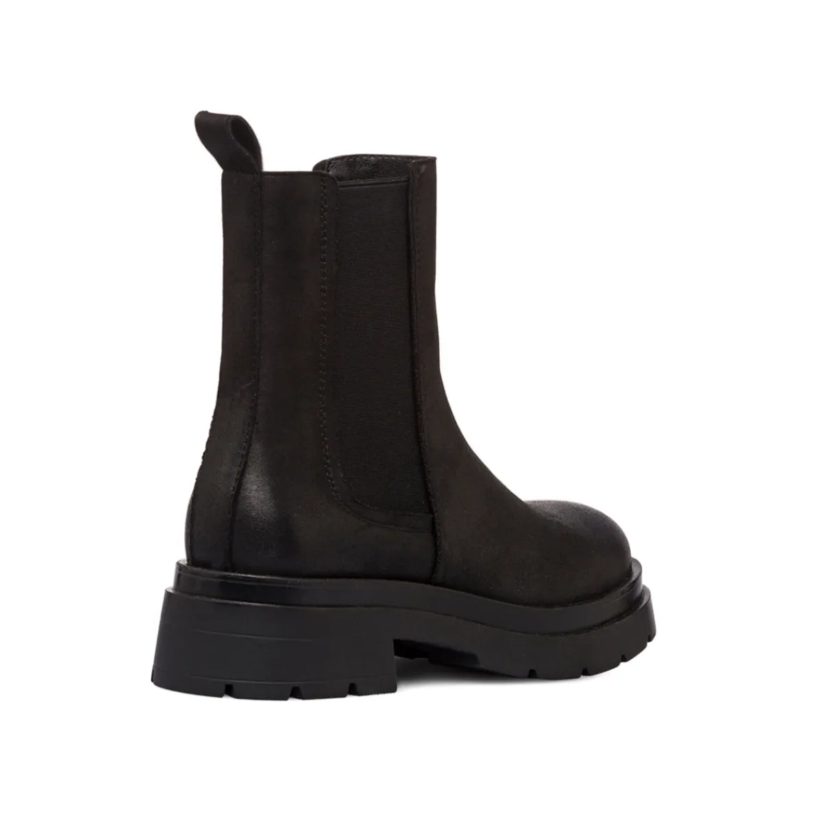 Discount Stivaletti neri da Donna con effetto scamosciato Donna Stivaletti Donna