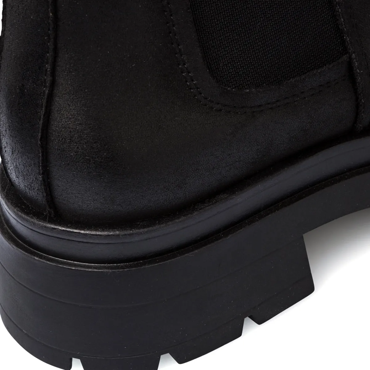 Discount Stivaletti neri da Donna con effetto scamosciato Donna Stivaletti Donna