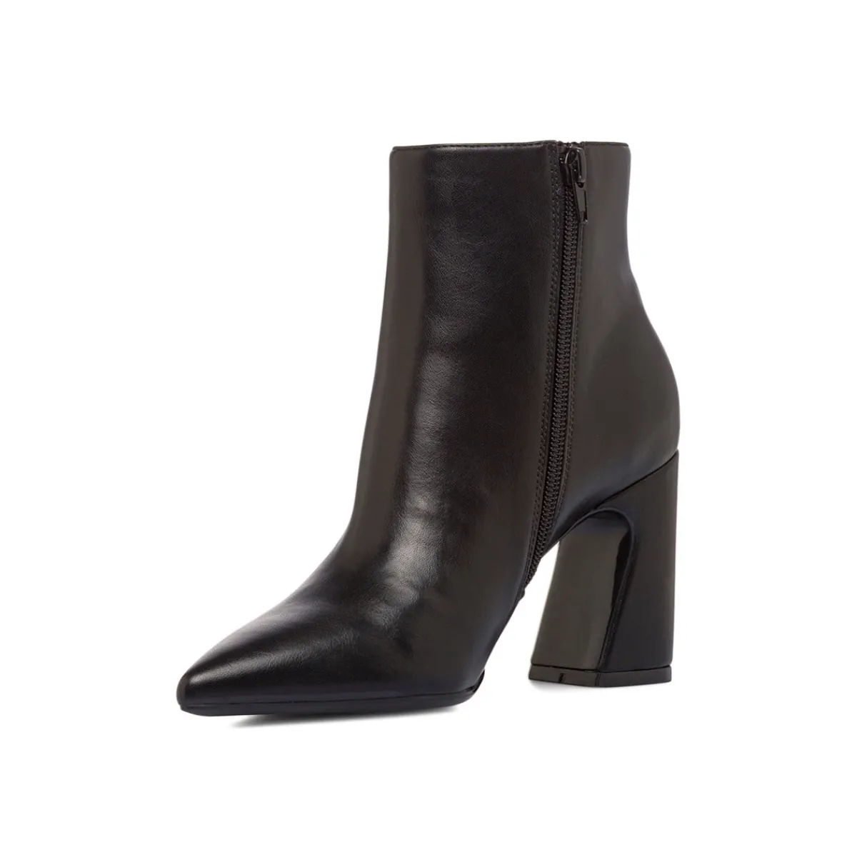 New Stivaletti neri da Donna con tacco a colonna 8 cm Donna Stivaletti Donna