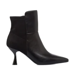 New Stivaletti neri da Donna con tacco a spillo 7,5 cm Donna Stivaletti Donna