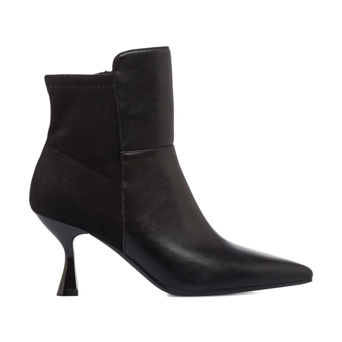 New Stivaletti neri da Donna con tacco a spillo 7,5 cm Donna Stivaletti Donna