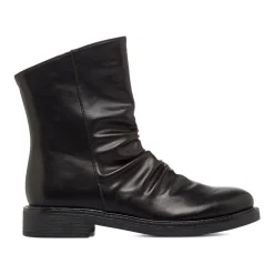 Discount Stivaletti neri da Donna effetto scamosciato Donna Stivaletti Donna