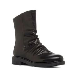 Discount Stivaletti neri da Donna effetto scamosciato Donna Stivaletti Donna