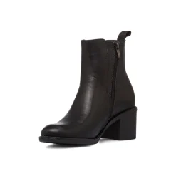 Clearance Stivaletti neri da donna con fascia elastica e tacco 6 cm Donna Stivaletti Donna