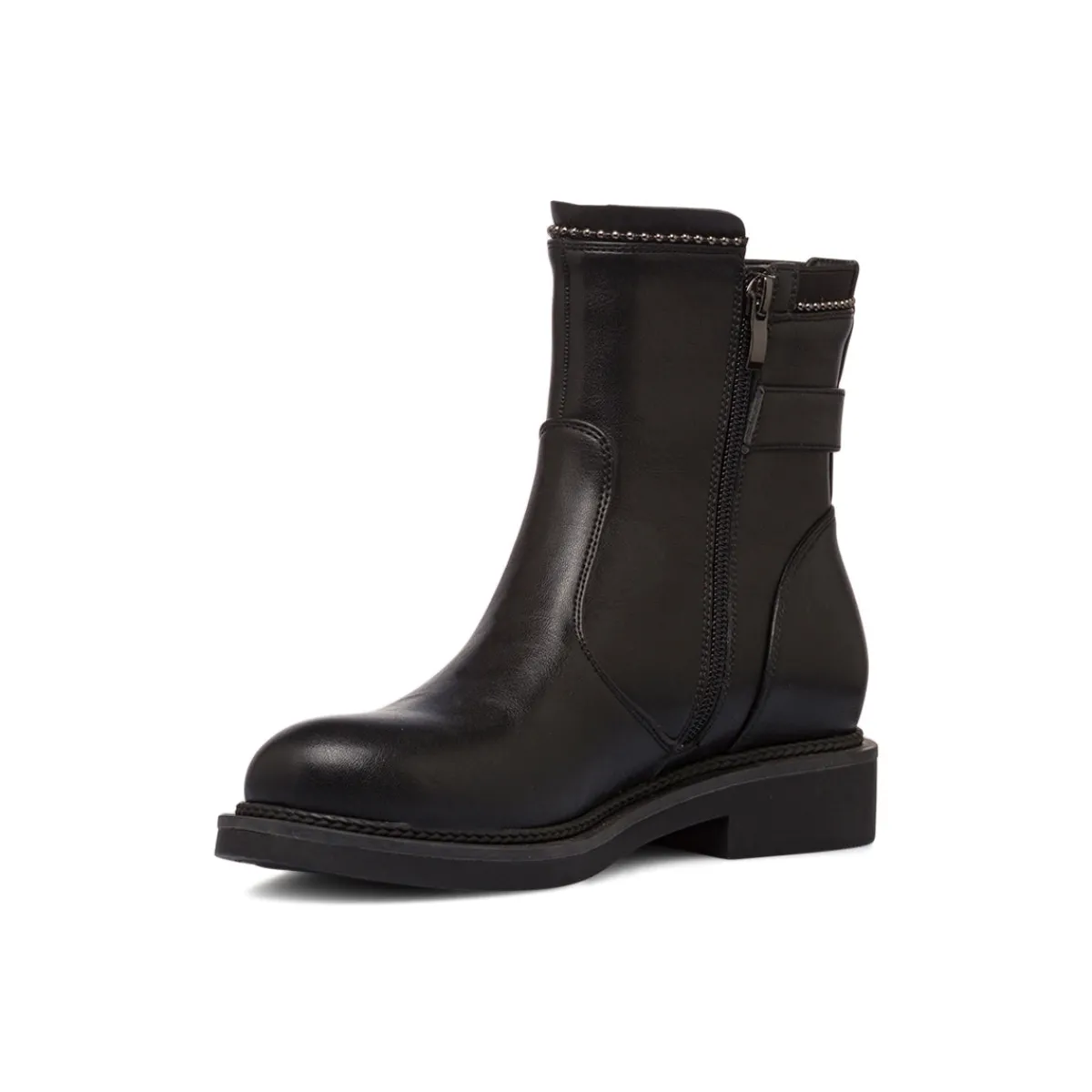 Outlet Stivaletti neri da Donna con fibbia Donna Stivaletti Donna