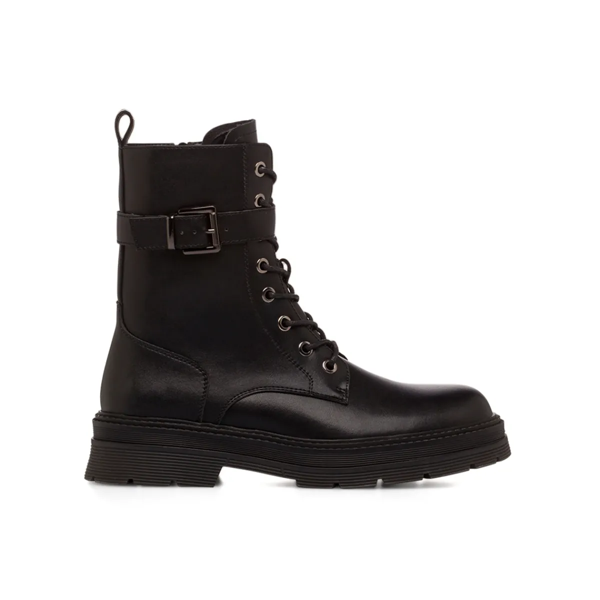 Best Stivaletti neri da Donna con allacciatura e fibbia Donna Stivaletti Donna