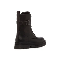 Best Stivaletti neri da Donna con allacciatura e fibbia Donna Stivaletti Donna