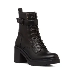 Sale Stivaletti neri da donna con tacco 7,5 cm Donna Scarponcini E Anfibi Donna|Stivaletti Donna