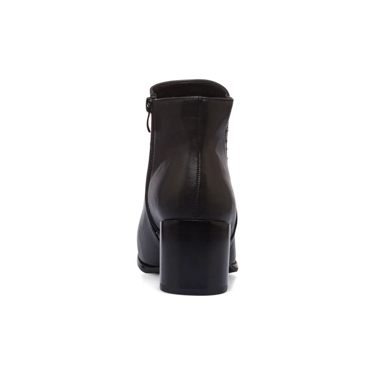 Outlet Stivaletti neri da donna con tacco 6 cm e borchie Donna Stivaletti Donna