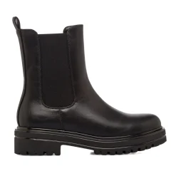 Best Stivaletti neri da Donna con elastico laterale Donna Stivaletti Donna