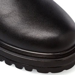 Best Stivaletti neri da Donna con elastico laterale Donna Stivaletti Donna