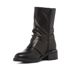 New Stivaletti neri da Donna con fibbie Donna Stivaletti Donna