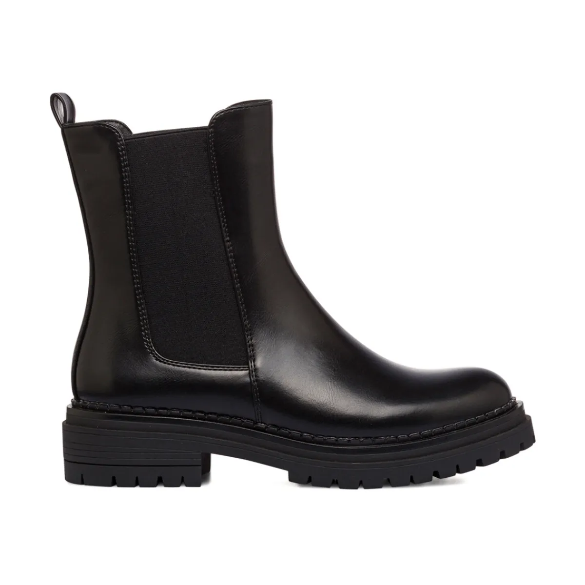 Clearance Stivaletti neri da donna con tirante Donna Stivaletti Donna