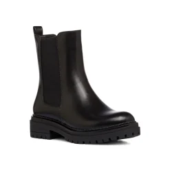 Clearance Stivaletti neri da donna con tirante Donna Stivaletti Donna