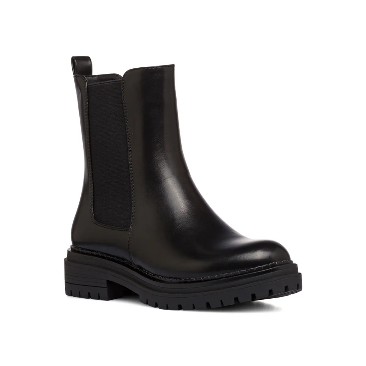 Clearance Stivaletti neri da donna con tirante Donna Stivaletti Donna