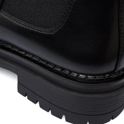 Clearance Stivaletti neri da donna con tirante Donna Stivaletti Donna