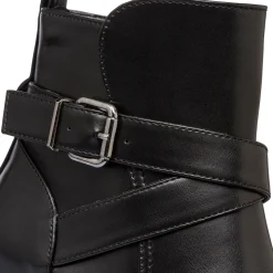 Hot Stivaletti neri da Donna con fibbia Donna Stivaletti Donna