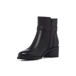 Clearance Stivaletti neri da Donna con fibbia e tacco a blocco 5 cm Donna Stivaletti Donna