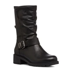 Outlet Stivaletti neri da Donna con fibbia Donna Stivaletti Donna