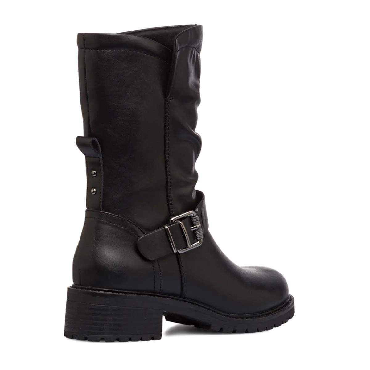 Outlet Stivaletti neri da Donna con fibbia Donna Stivaletti Donna