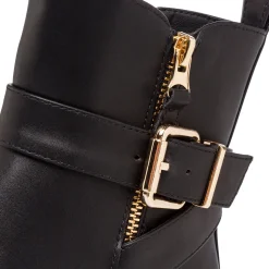 Hot Stivaletti neri da Donna con fibbia e zip Donna Stivaletti Donna