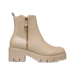 Best Stivaletti nude da Donna con zip e tacco 7 cm Donna Stivaletti Donna