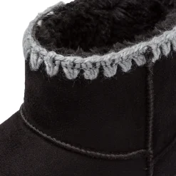 Hot Stivaletti platform imbottiti cozy boots da bambina neri Bambino Stivaletti Bambina