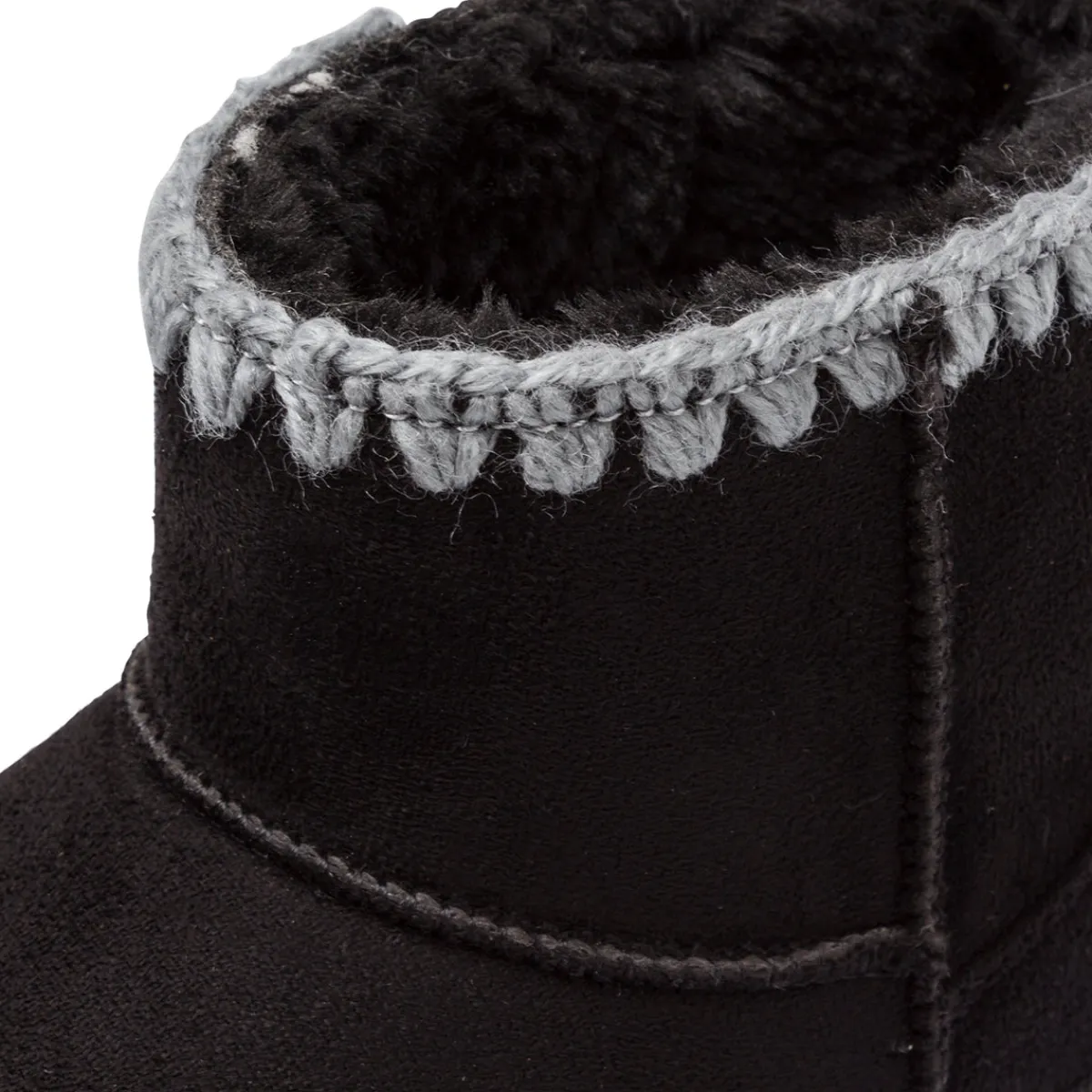 Hot Stivaletti platform imbottiti cozy boots da bambina neri Bambino Stivaletti Bambina