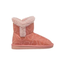 Hot Stivaletti rosa da Bambina con cuoricini Bambino Stivaletti Cozy Boots|Stivaletti Bambina