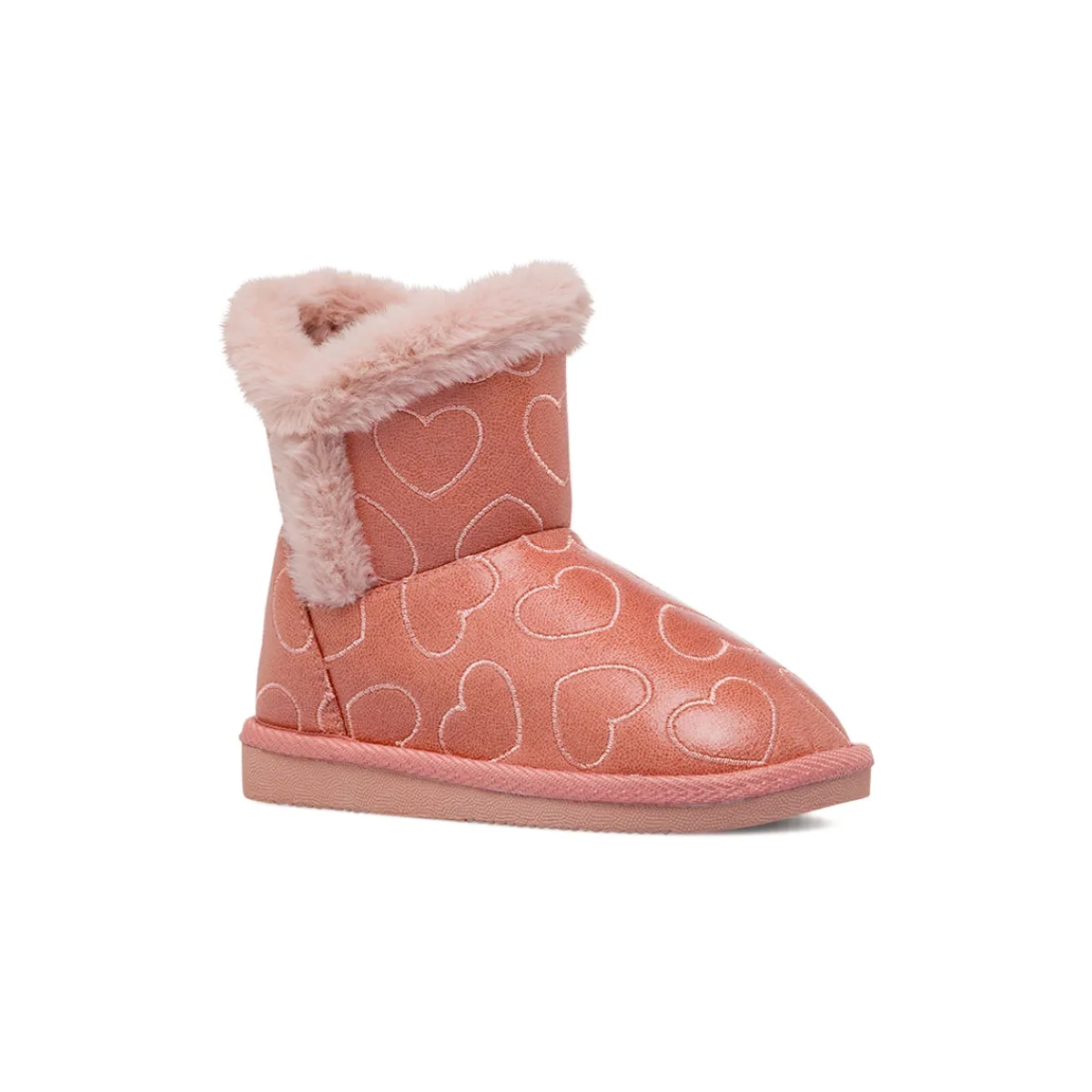 Hot Stivaletti rosa da Bambina con cuoricini Bambino Stivaletti Cozy Boots|Stivaletti Bambina