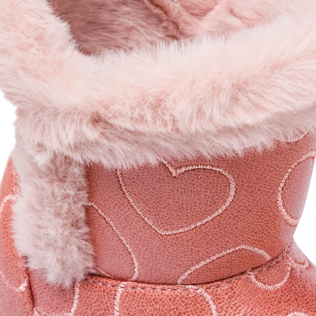 Hot Stivaletti rosa da Bambina con cuoricini Bambino Stivaletti Cozy Boots|Stivaletti Bambina