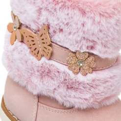 Discount Stivaletti rosa da Bambina con dettagli floreali Bambino Stivaletti Cozy Boots|Stivaletti Bambina