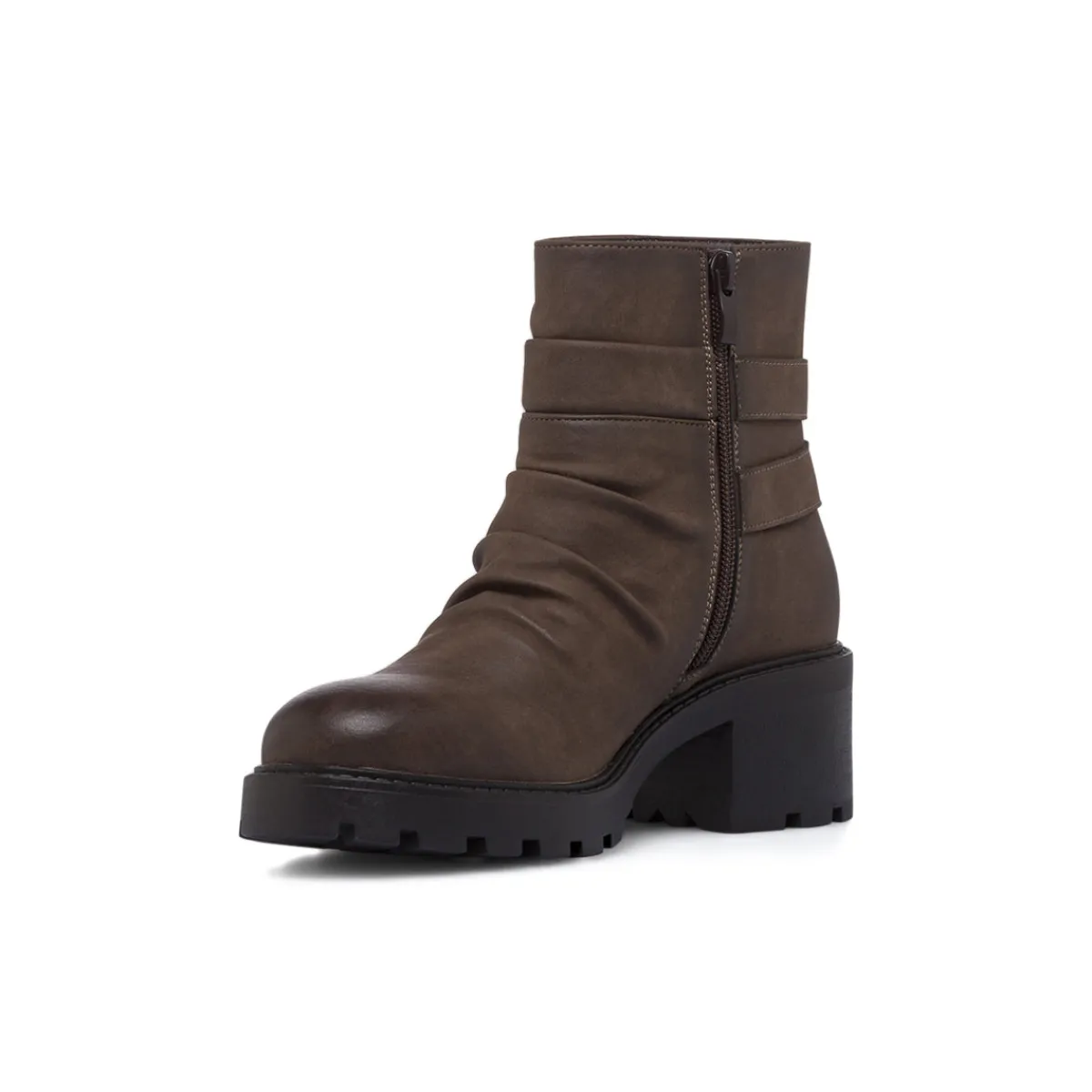 Best Stivaletti slouchy marroni da Donna con fibbie Donna Stivaletti Donna